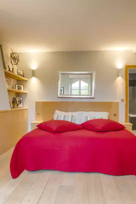 Chambre moderne – Villa sur le Quai Chambre moderne et confortable avec lit double