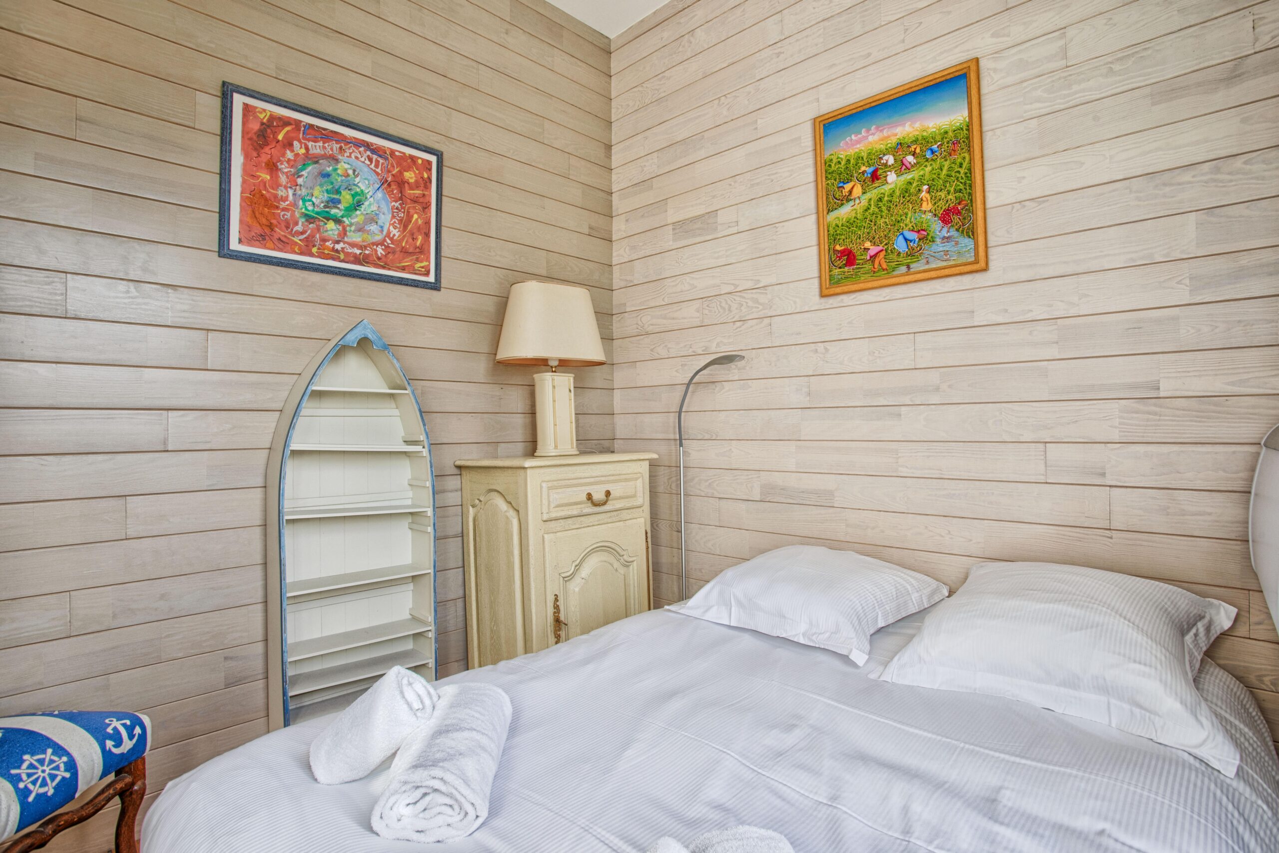 Chambre lit double étage