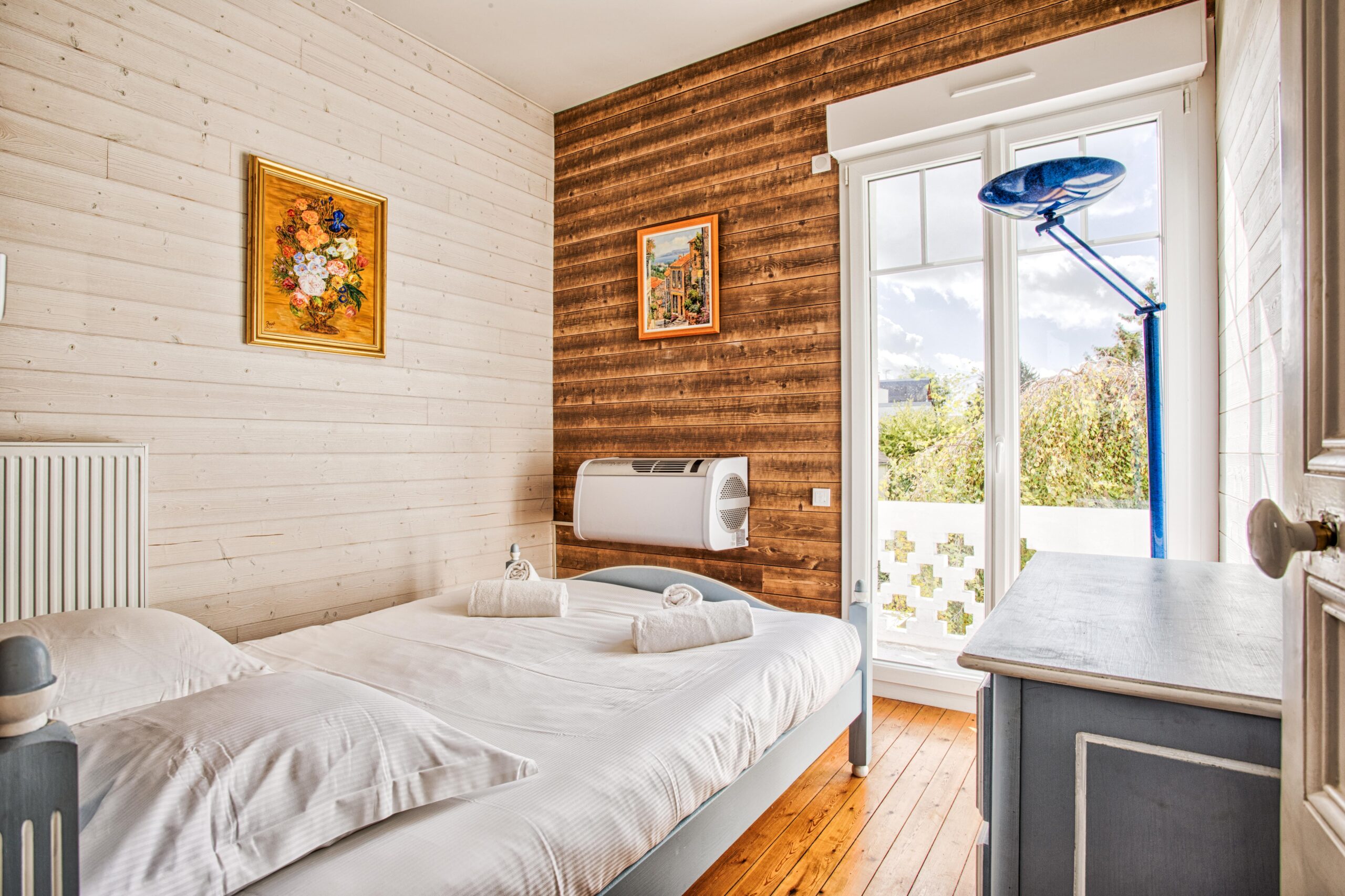 Chambre lit double étage