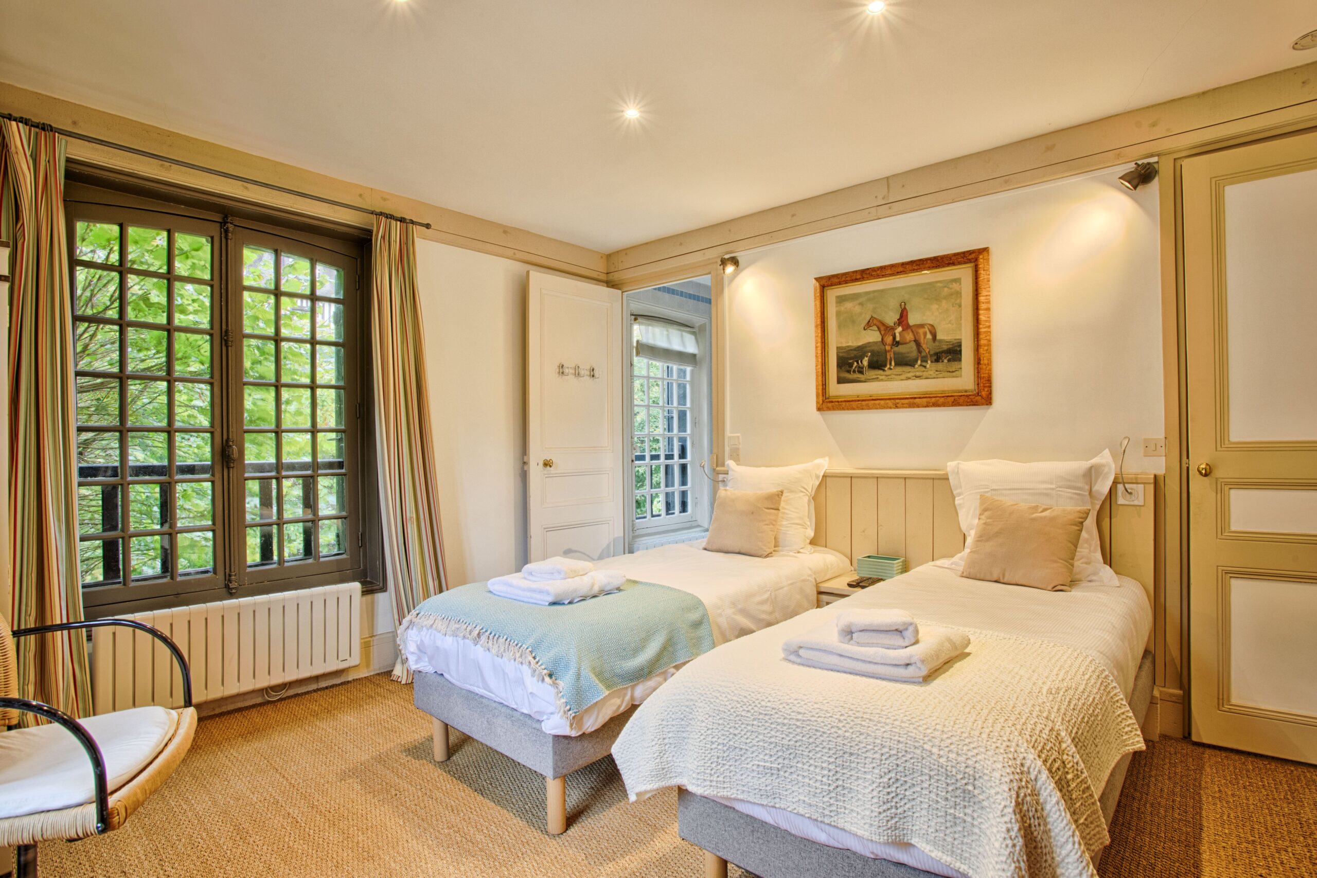 Chambre deux lits-simples