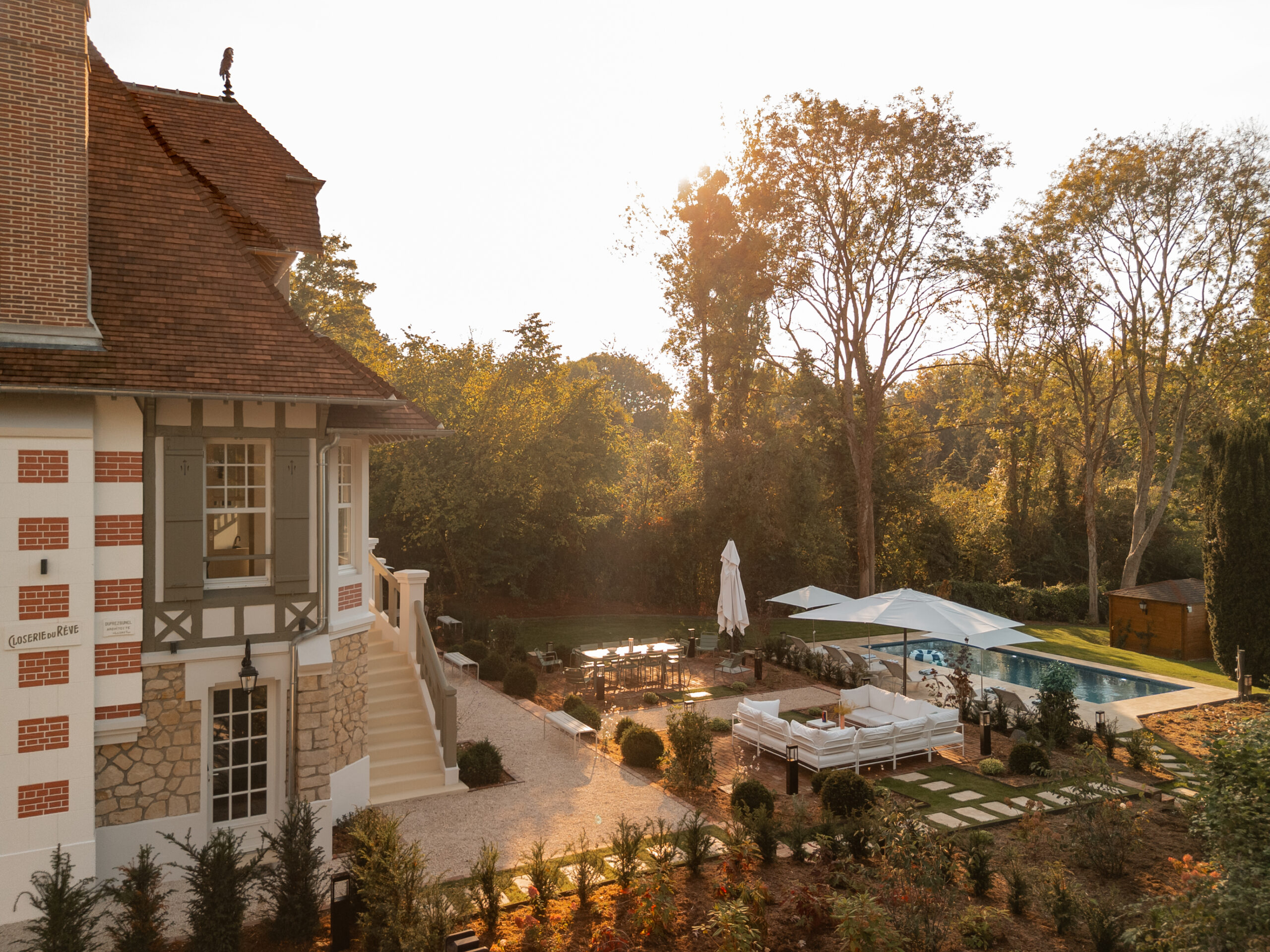 Maison vue de côté