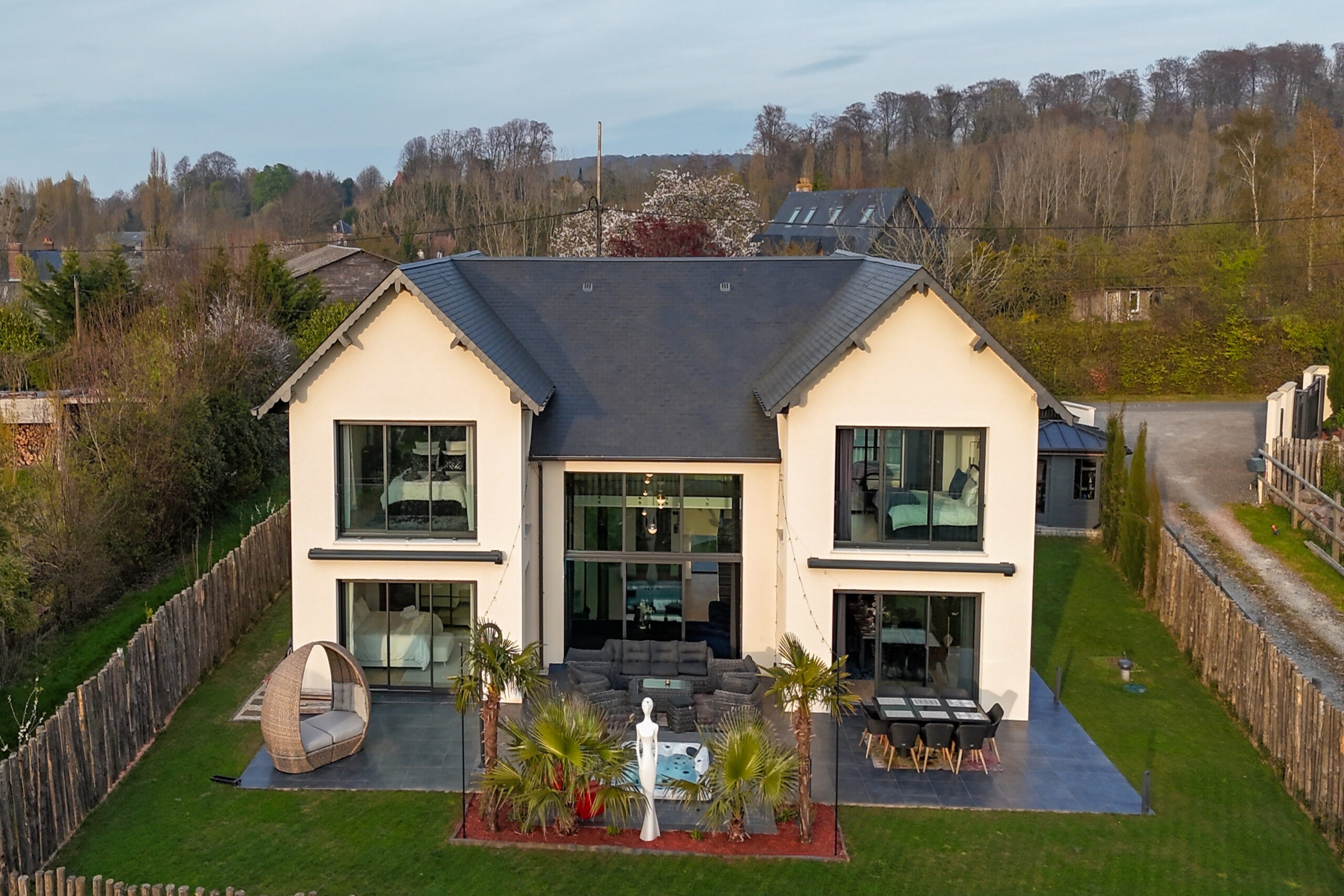 Vue plongeante salon